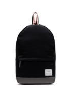 Thom Browne Navy Cotton Backpack - Blue