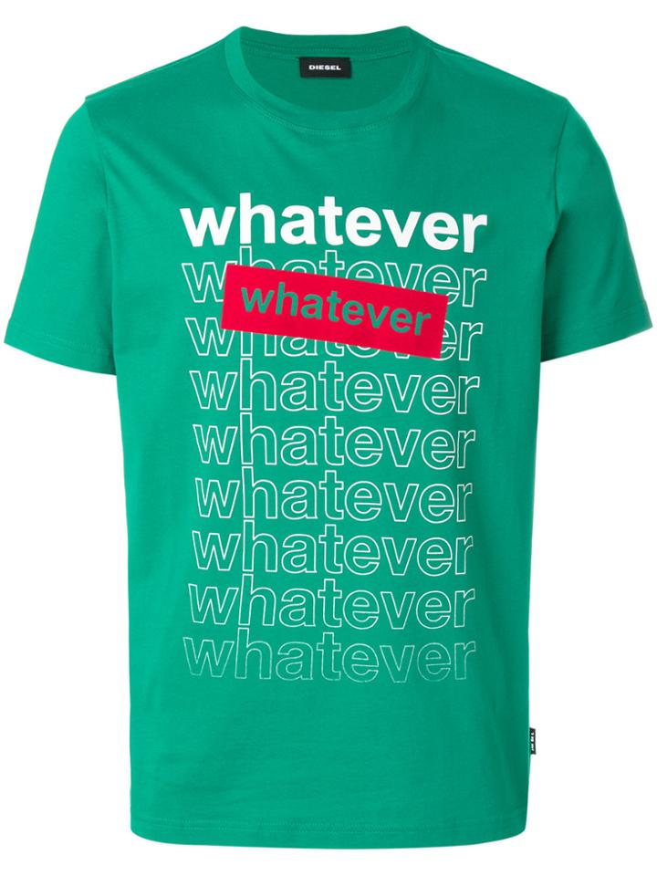 Diesel Whatever T-shirt - Green