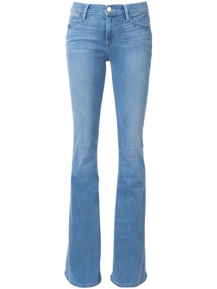 Frame Denim 'sunnyspot' Bootcut Jeans, Women's, Size: 27, Blue, Cotton/polyester/spandex/elastane