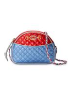 Gucci Laminated Leather Mini Bag - Blue