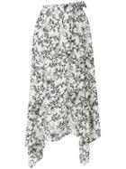 Christian Wijnants Floral Print Skirt - White