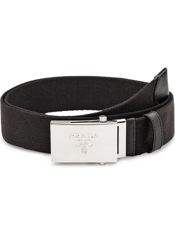 Prada Technical Fabric Belt - Brown