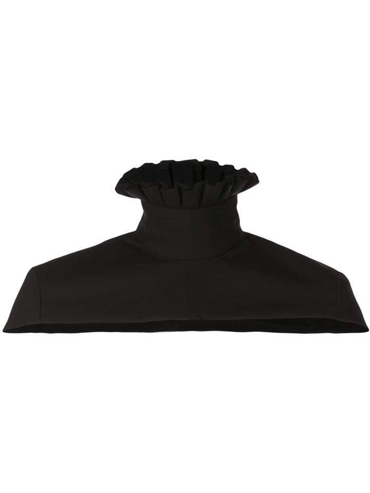 Vera Wang Cropped Shawl - Black