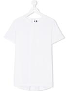 European Culture Kids Rear Box Pleat T-shirt - White