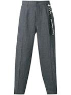 Dolce & Gabbana Tapered Cropped Trousers - Grey