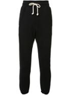John Elliott Gathered Ankle Track Pants, Men's, Size: Medium, Black, Cotton