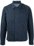 Venroy Chest Pockets Shirt Jacket - Blue