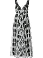 Giamba Lace Overlay Dress, Women's, Size: 38, Black, Cotton/polyamide/polyester