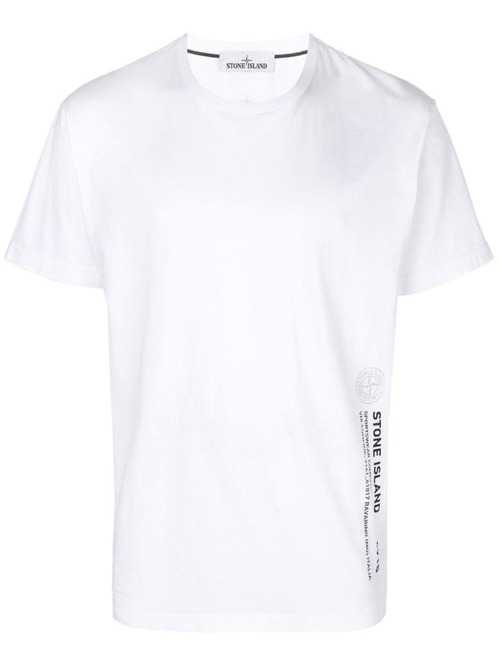 Stone Island Logo Short-sleeve T-shirt - White