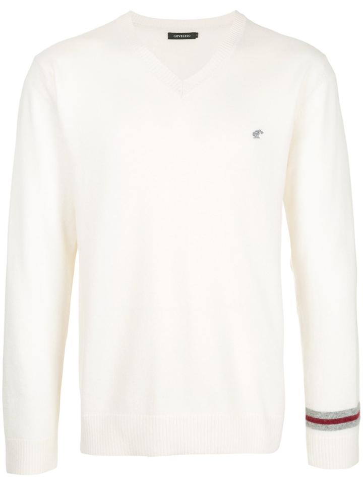 Loveless Crew Neck Sweatshirt - White