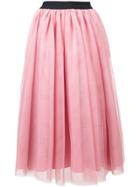 Msgm Tulle Midi Skirt - Pink