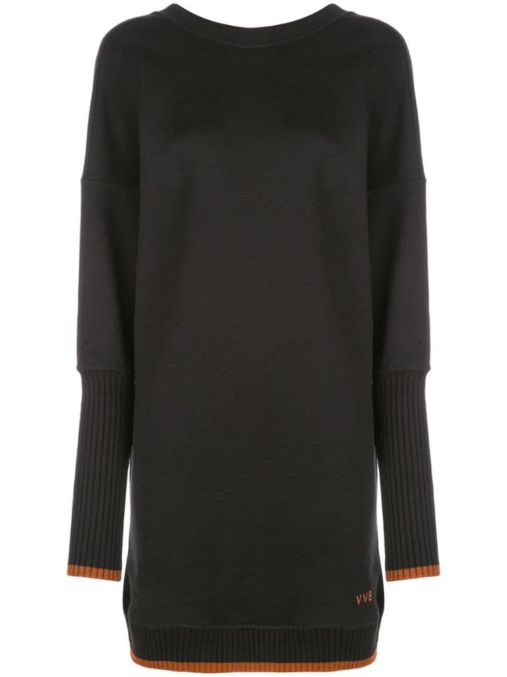 Victoria Victoria Beckham V-back Dress - Black