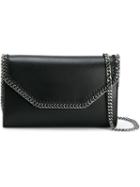 Stella Mccartney Small 'fallabella' Bag, Women's, Black, Artificial Leather/metal