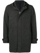 Harris Wharf London Single-breasted Fitted Coat - Grey
