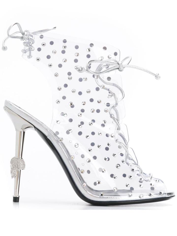 Philipp Plein Original Heeled Sandals - Neutrals