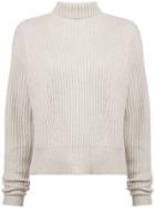 Le Kasha Turtle-neck Knitted Sweater - Neutrals
