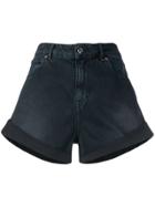 Iro High-waisted Denim Shorts - Blue