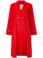 Chanel Pre-owned Cashmere Double-breasted Flared Coat