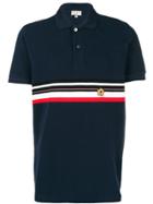 Paul & Joe Stripe Detail Polo Shirt - Blue