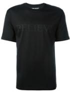 Neil Barrett Classic T-shirt, Men's, Size: L, Black, Cotton