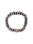 Loree Rodkin Wood Beaded Bracelet - Metallic