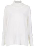 Egrey Cashmere Knit Blouse - White