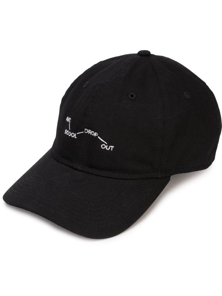 The Celect Drop Out Embroidered Cap - Black