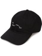 The Celect Drop Out Embroidered Cap - Black
