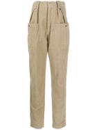 Isabel Marant High-waist Tapered Trousers - Neutrals