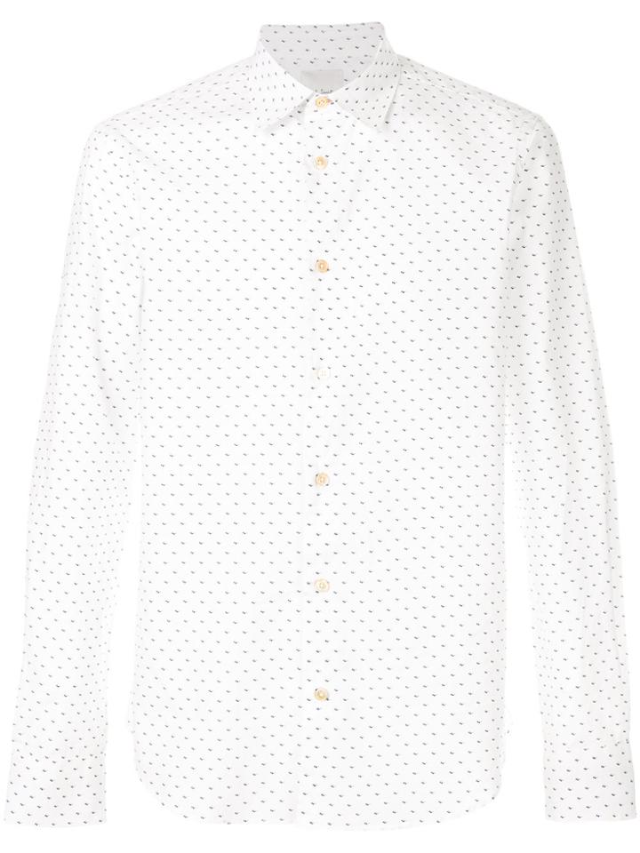 Paul Smith Sunglasses Print Shirt - White