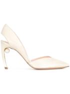 Nicholas Kirkwood Mira Pearl Sling Pumps - Metallic