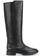 L'autre Chose Tall Flat Boots - Black