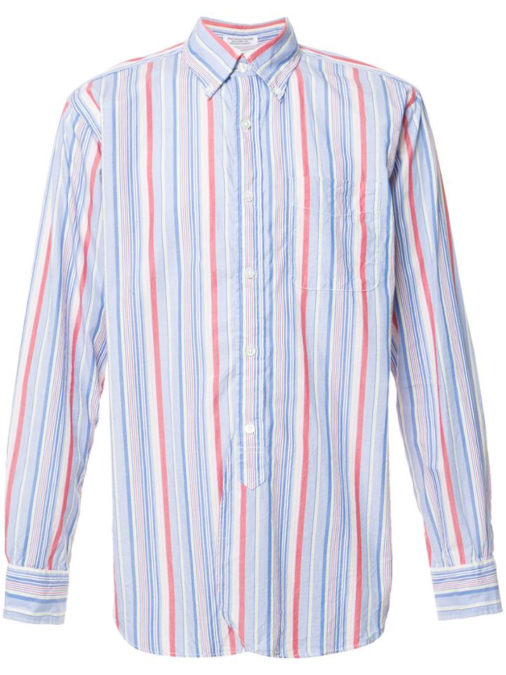 Engineered Garments Striped Shirt - Blue