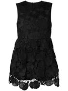 Red Valentino Lace Playsuit - Black