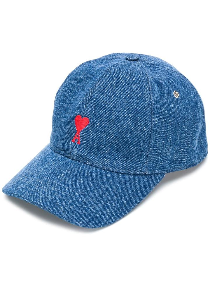 Ami Alexandre Mattiussi Ami De Caur Cap - Blue