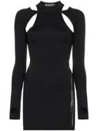 Hyein Seo Cutout Racer Back Mini Dress - Black