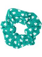 Andamane Floral Print Scrunchie - Green