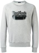 Marc Jacobs Logo Print Sweatshirt, Men's, Size: Xxl, Grey, Cotton/polyester