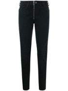 Marcelo Burlon County Of Milan Tonal Animal Print Jeans - Black