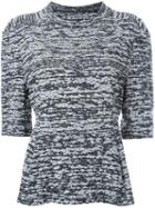 Anrealage 'noise Square Pile' Blouse, Women's, Size: 36, Grey, Cotton/polyester