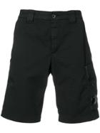 Cp Company Plain Shorts - Black