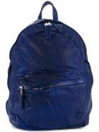 Giorgio Brato Distressed Backpack - Blue