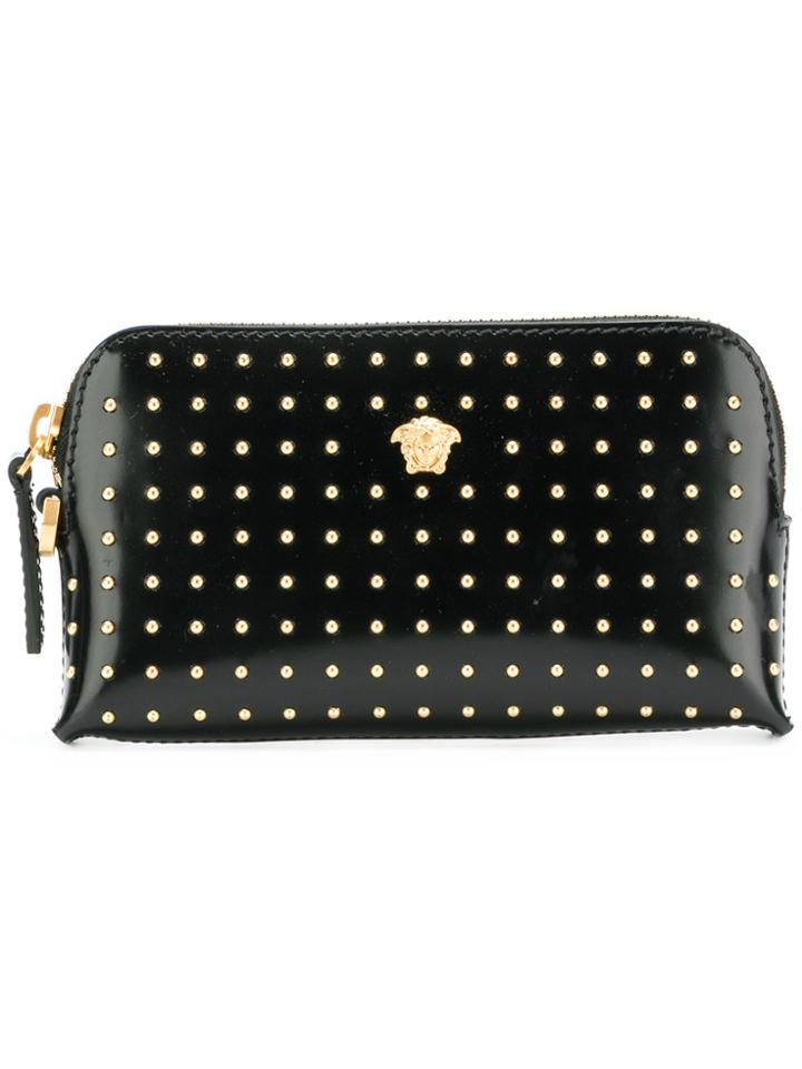 Versace Studded Medusa Pouch - Black