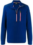 Moncler Grenoble Piped Zip-up Jacket - Blue