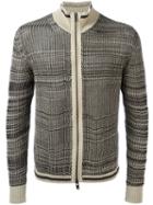 Maison Margiela Zip Knitted Cardigan, Men's, Size: Small, Black, Cotton/polyester