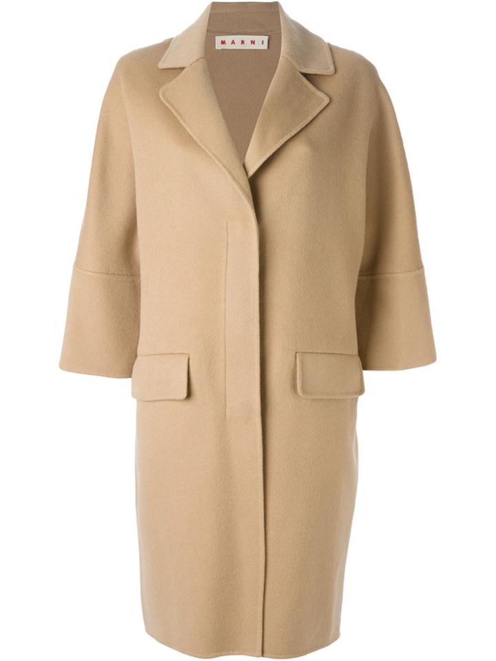 Marni Classic Coat - Nude & Neutrals