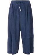 Desa 1972 Flared Cropped Trousers - Blue