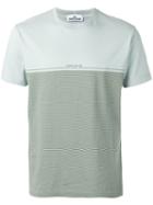Stone Island - Two-tone T-shirt - Men - Cotton - S, Grey, Cotton