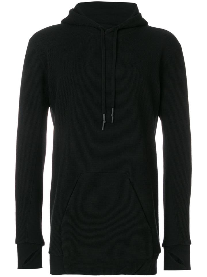 11 By Boris Bidjan Saberi Fist Print Hoodie - Black