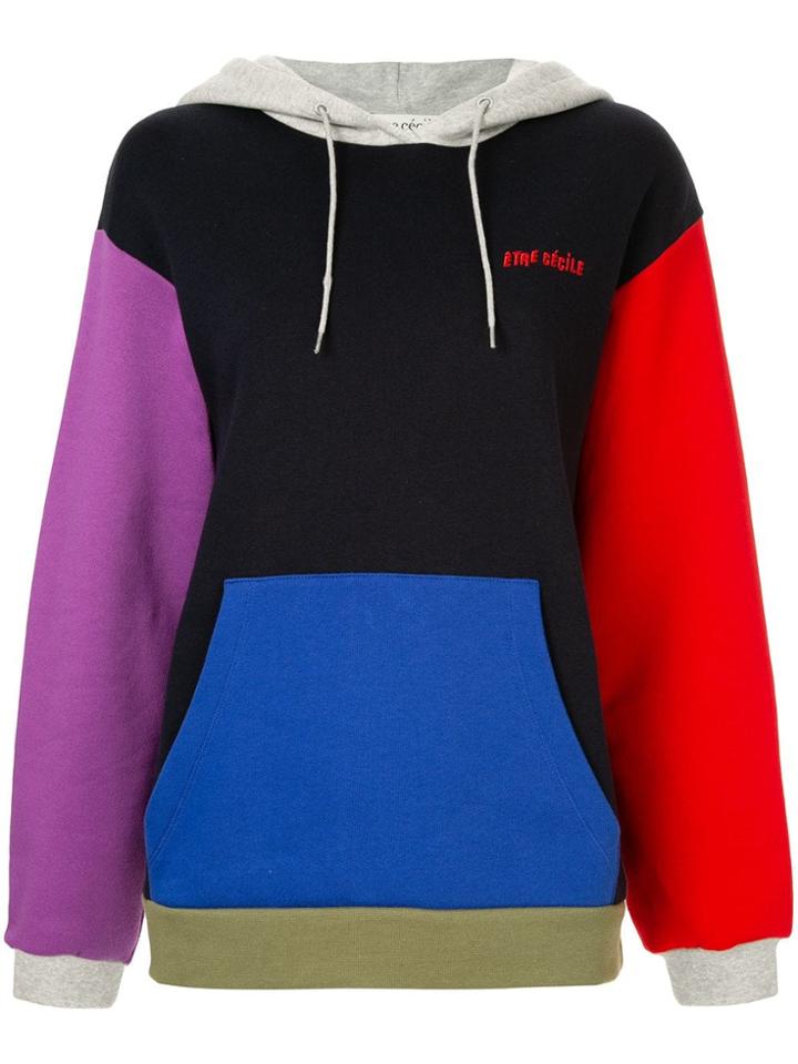 Être Cécile Colour Block Hoodie - Multicolour